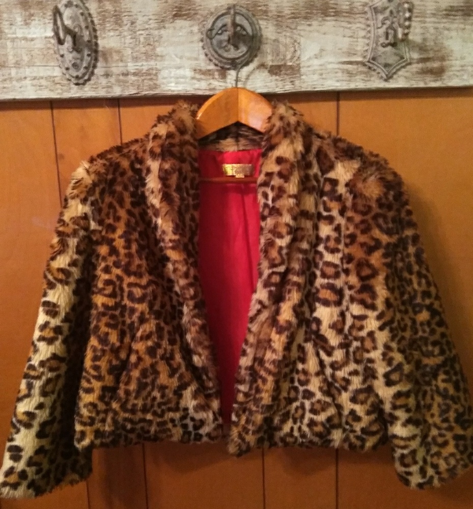 Vera Wang Princess Leopard Jacket